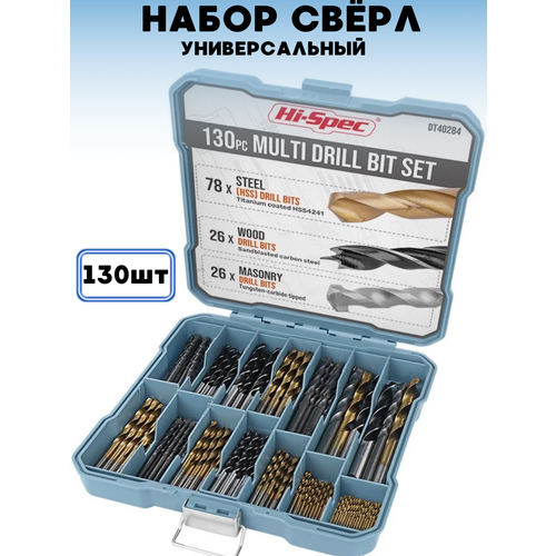 Набор сверл HSS по металлу и бетону