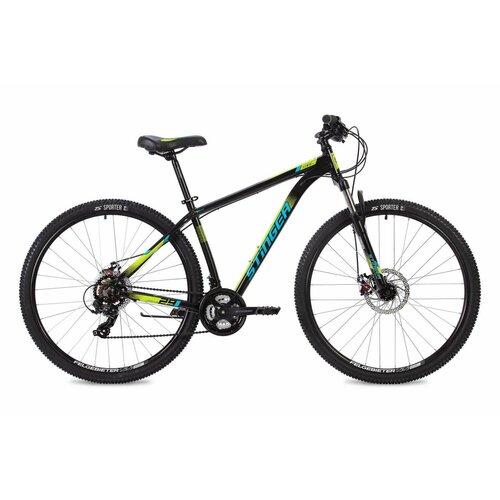 фото Велосипед горный stinger 29" element evo (2021) tz500/ty300/ef41 (22" черный)