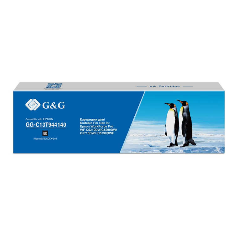 Картридж G&G GG-C13T944140 чёрный для Epson WorkForce Pro WF-M5299DW/M5799DWF/M5298DW (66мл)