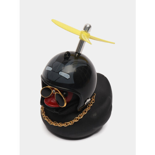 Игрушка утка в шлеме и очках с пропеллером, в машину Цвет Шоколадный утка цветная игрушка