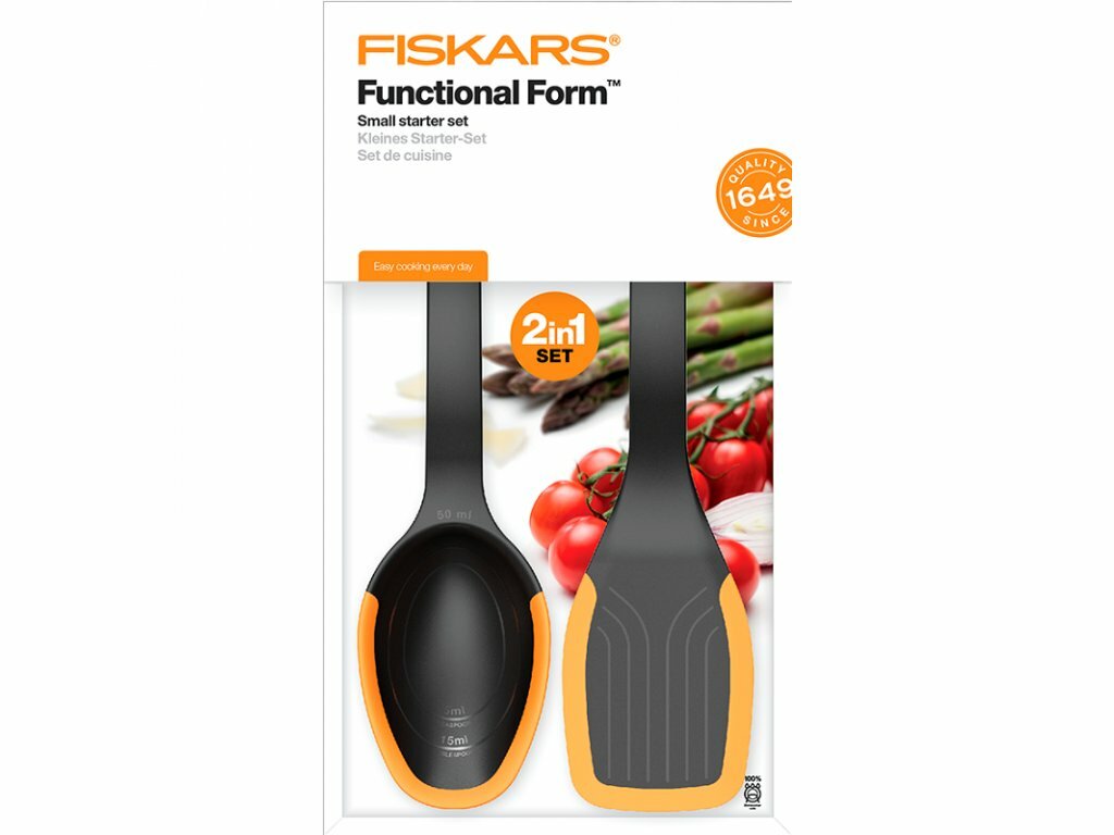 Набор кухонных принадлежностей Fiskars Functional Form - Spatula+Spoon, Финляндия