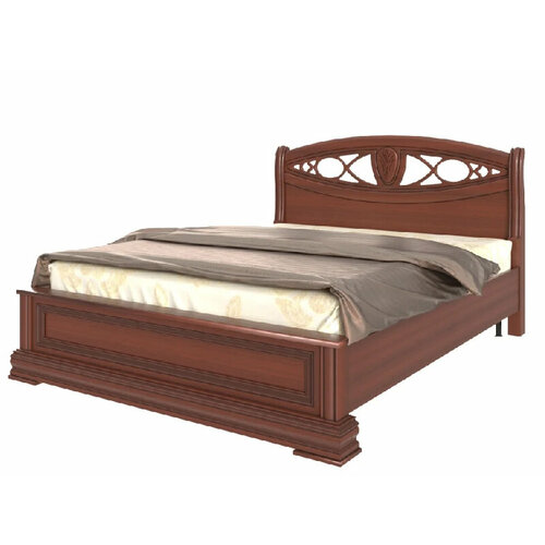 Кровать «Василиса» 1200 мм. низкое изножье (Н. У), махагон