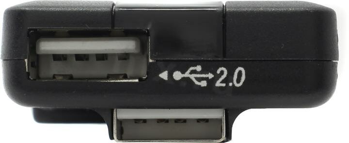 Картридер внешний Ginzzu GR-417UB SD/SDHC/SDXC/MicroSD/MS/M2 + 3xUSB Hub черный - фото №17