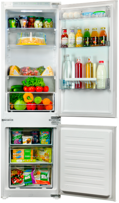 LEX Двухкамерный холодильник встраиваемый LEX RBI 201 NF