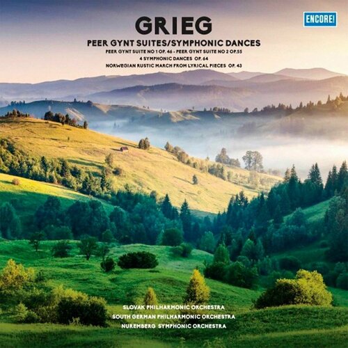 Виниловая пластинка Symphony Orchestra. Grieg. Peer Gynt Suites, Symphonic Dances (LP) geinoh yamashirogumi – akira symphonic suite