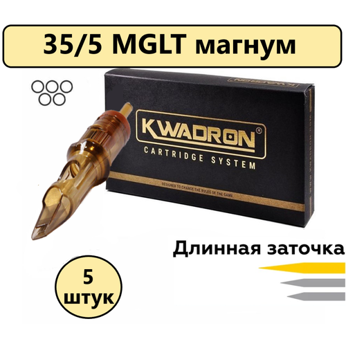 Kwadron Картриджи (модули) Квадрон для тату и татуажа магнум - 35/5 MGLT - 5 штук