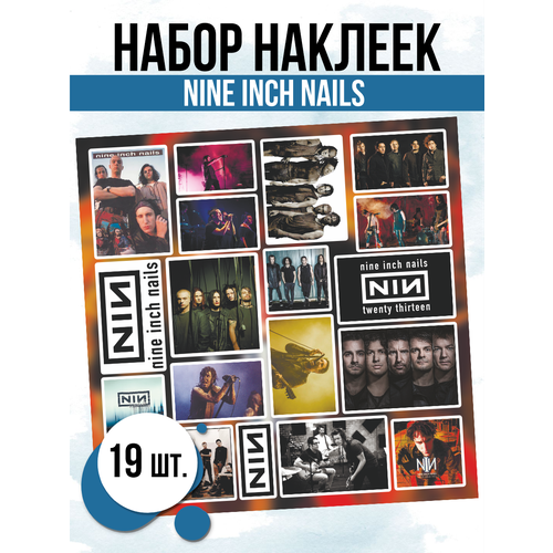 Наклейки на телефон стикеры Nine Inch Nails NIN рок группа
