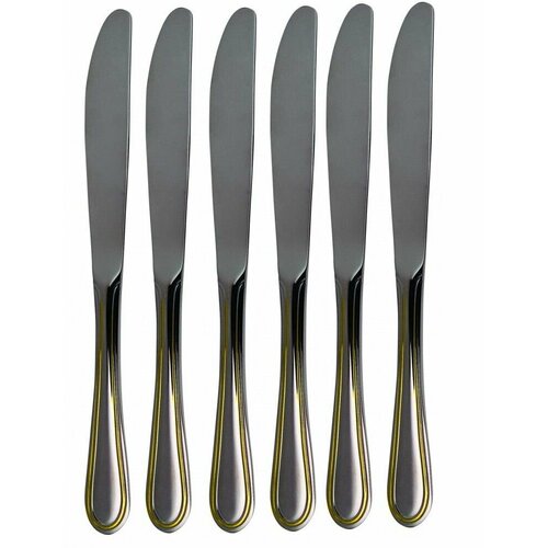 Нож столовый Рапсодия М-16 желтый 6 шт 21 см 2399₽