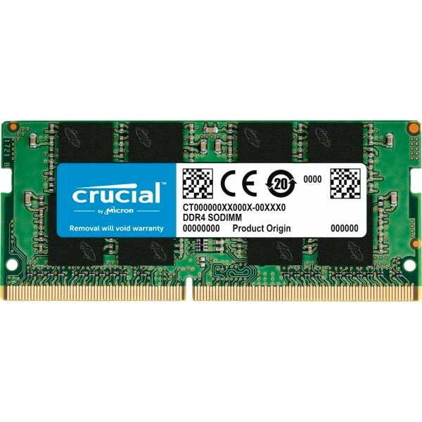 Модули памяти Crucial SO-DIMM DRAM DDR4 8GB 2666 MT/s (PC4-21300) CL19 SR x8 Unbuffered 260pin , EAN:649528780065