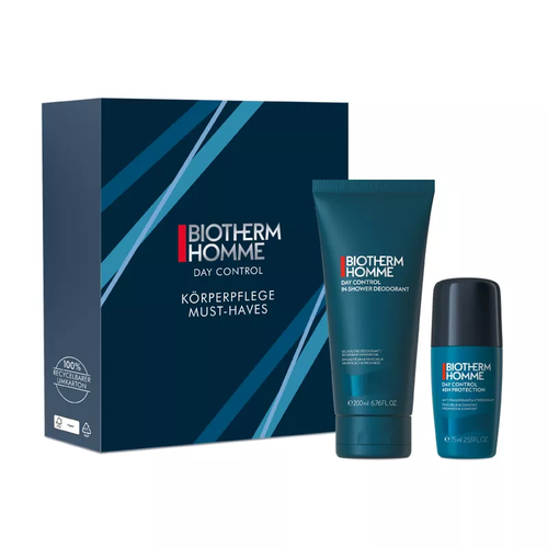 Подарочные набор для мужчин Biotherm Homme, антиперспирант и гель для душа дезодорант стик для мужчин biotherm day control 48 h 50 мл