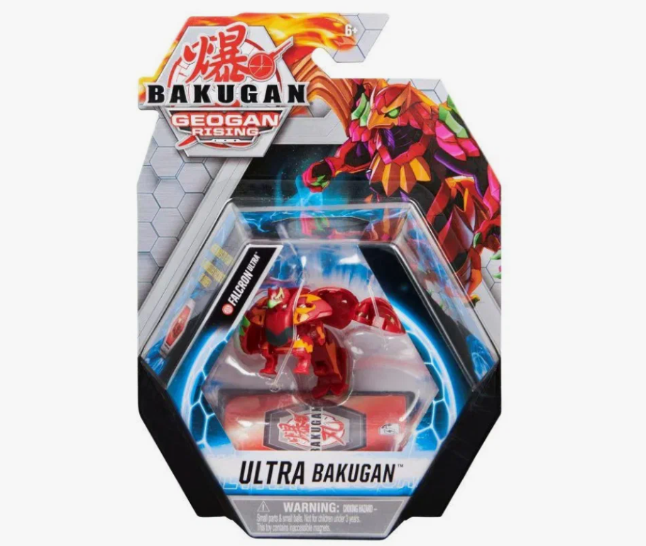 Фигурка-трансформер Ultra Bakugan S3 Ультра Falcron Ultra 6061538/20132901 красный