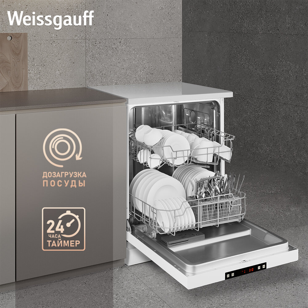 Посудомоечная машина Weissgauff DW 6025 (модификация 2024 года) - фотография № 4