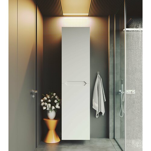 Шкаф-пенал аквакрафт Violetta для ванной комнаты с полками, универсальный, подвесной, белый