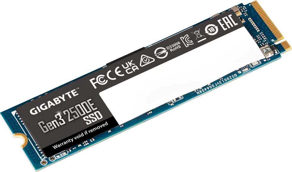 Накопитель SSD M.2 2280 GIGABYTE Gen3 2500E 2TB PCIe 3.0x4, NVMe 1.3 2400/2000MB/s MTBF 1.5M 480TBW - фото №9