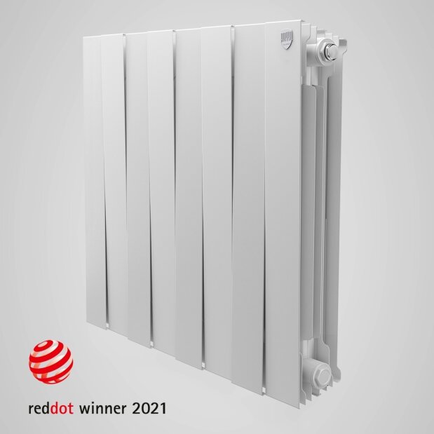 Радиатор биметаллический Royal Thermo PianoForte 500 Bianco Traffico - 8 секц.