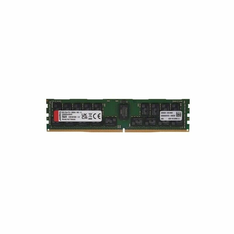 Оперативная память Kingston Server Premier DDR4 32GB RDIMM 3200MHz ECC Registered 2Rx4, 1.2V (Micron R Rambus), 1 year (KSM32RD4/32MRR) - фото №7