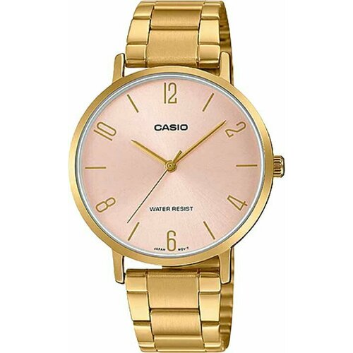 Наручные часы CASIO Collection LTP-VT01G-4B, розовый, золотой