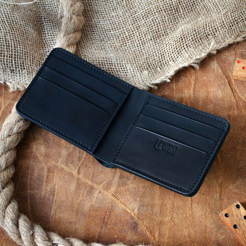 Кошелек LEWSKI фактура гладкая черный 4865₽