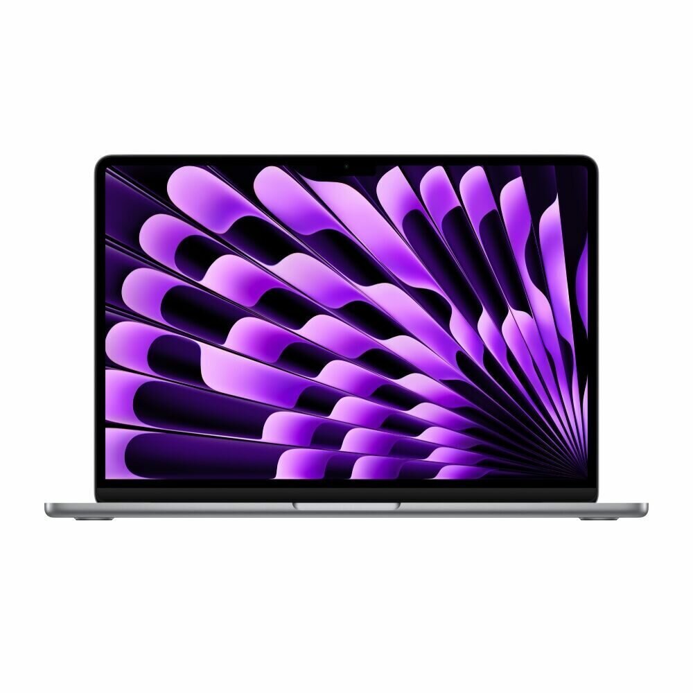 13.6" Ноутбук Apple MacBook Air 13 2024 2560x1664, Apple M3, RAM 8 ГБ, SSD 256 ГБ, Apple graphics 8-core, macOS, MRXN3, space gray, русская раскладка