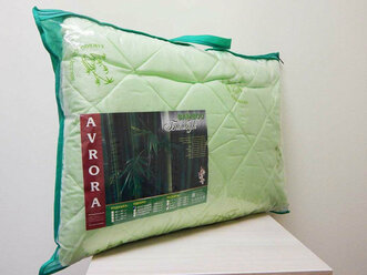 Одеяло бамбук облегченное 1,5 спальное 145х205 Аврора-текс 150гр/м2