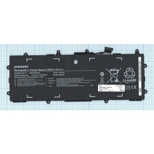 Аккумулятор для Samsung NP905S3G, NP915S3G, XE500T1C, (AA-PBZN2TP), 30Wh, 4080mAh, 7.5V, (с разбора) черный