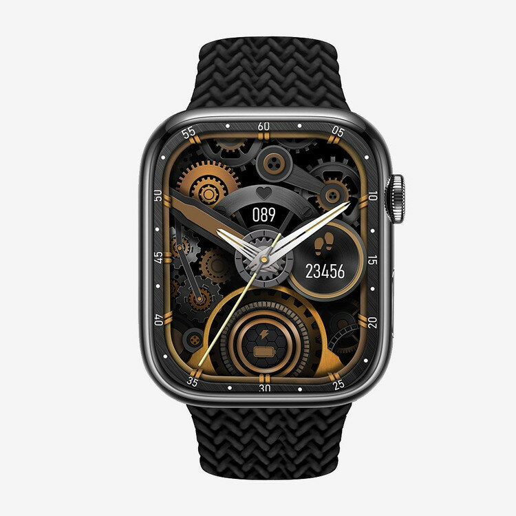 Умные часы Charome T9 Super AMOLED 45mm черные