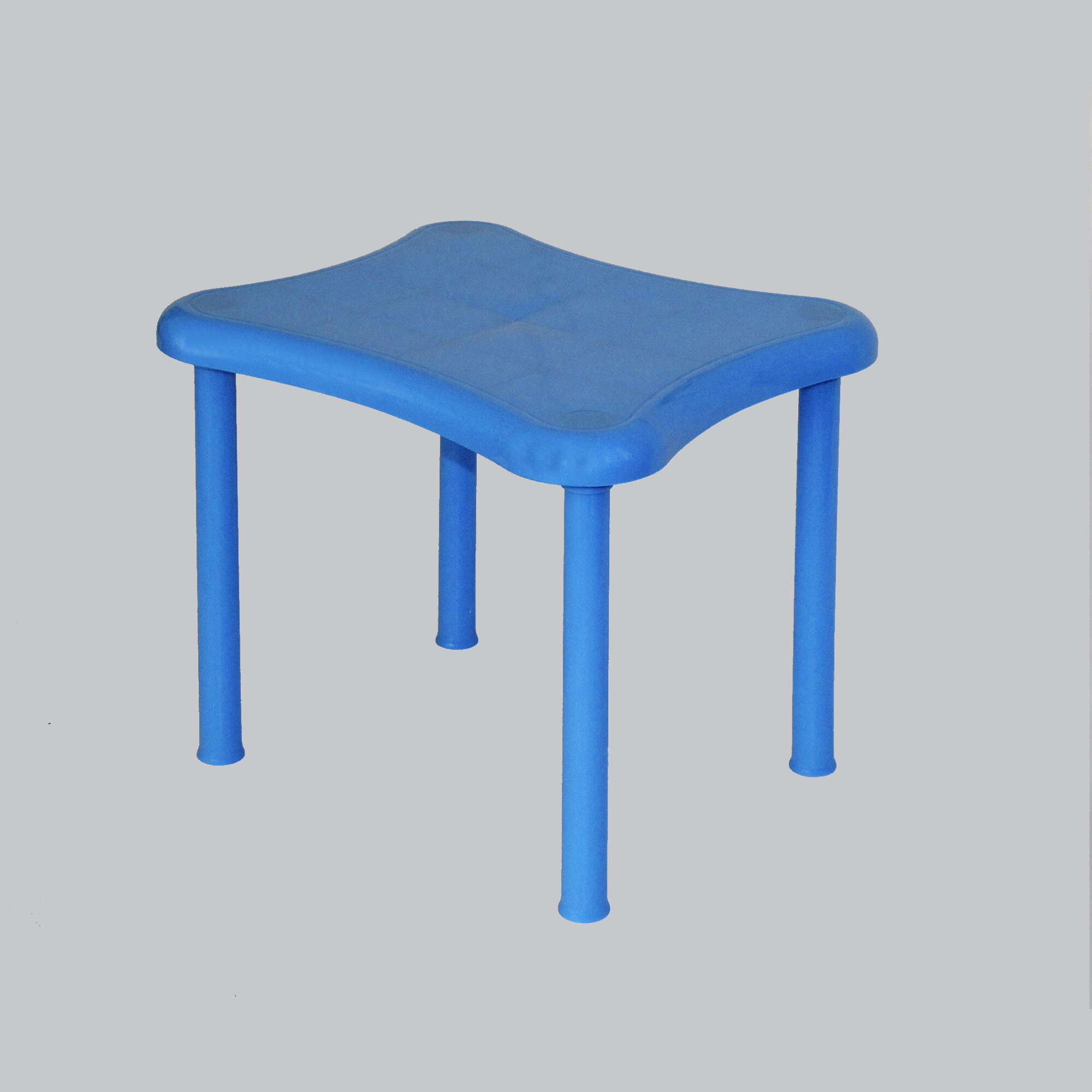 Стол садовый прямоугольный Капитоша складной 59.5x50.5x49.5 см полипропилен голубой