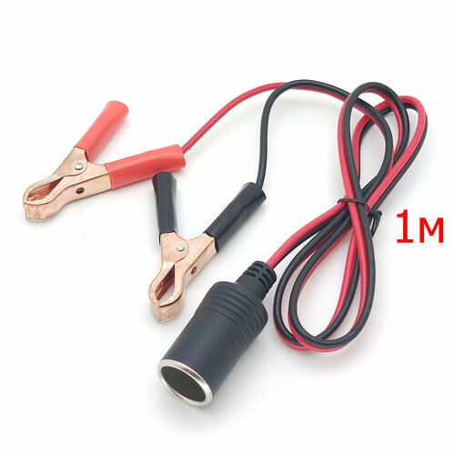 Прикуриватель для аккумулятора TDS TS-CAU43 с крокодилами 1м 499₽