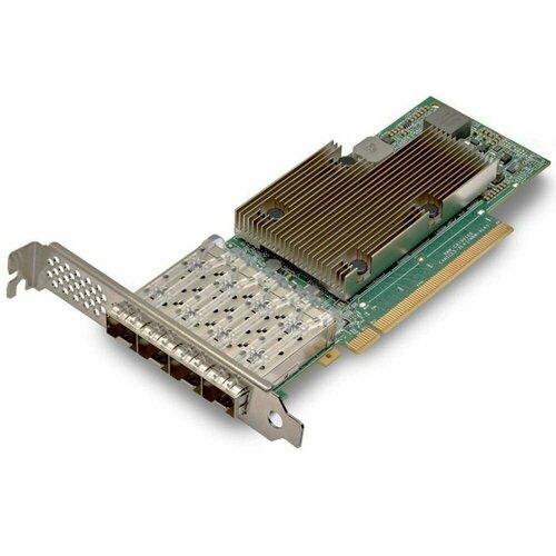 Broadcom Сетевой адаптер Broadcom NetXtreme P425G (BCM957504-P425G) 4x25GbE (25/10GbE), PCIe 4.0 x16, SFP28, BCM57504, Ethernet Adapter BCM957504-P425G