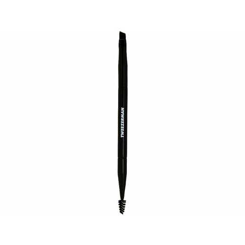 Двусторонняя скошенная кисть для бровей TWEEZERMAN Angled Brow Brush