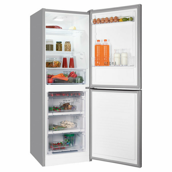 Холодильник NORDFROST NRB 161NF S, серебристый металлик