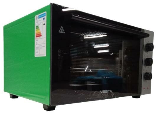 фото Мини печь VESTA MP-V 2342 E 42л, серо-чёрная, зелёная