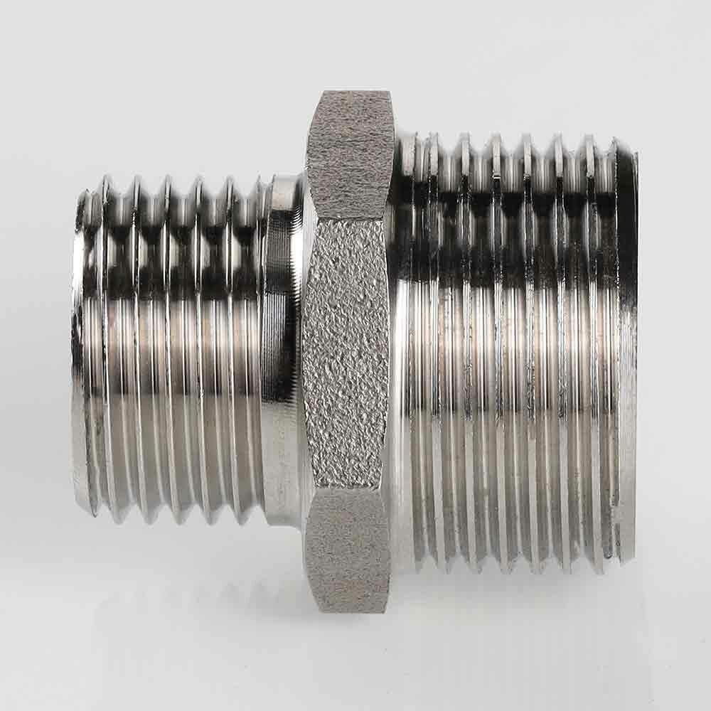 Ниппель переходной из нержавеющей стали Valtec 3/4" х 1/2" - фото №6