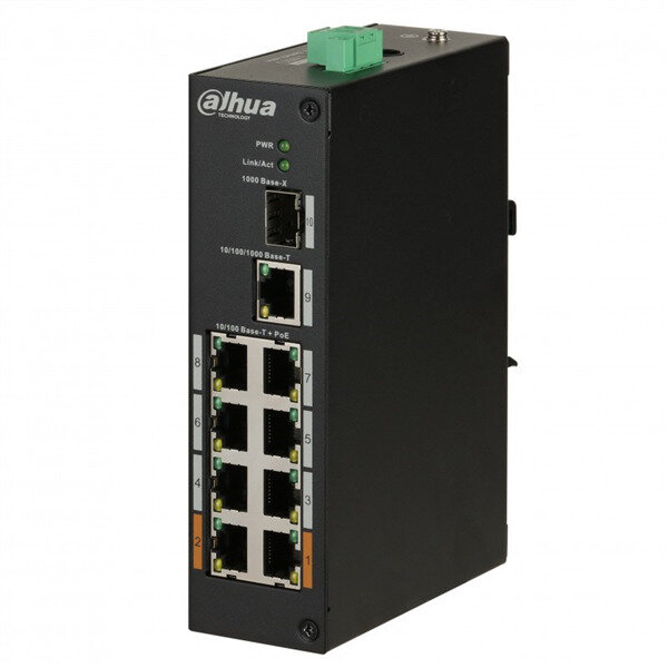 DAHUA DH-PFS3110-8ET-96, 10-Port Unmanaged Desktop Switch with 8 Port PoE