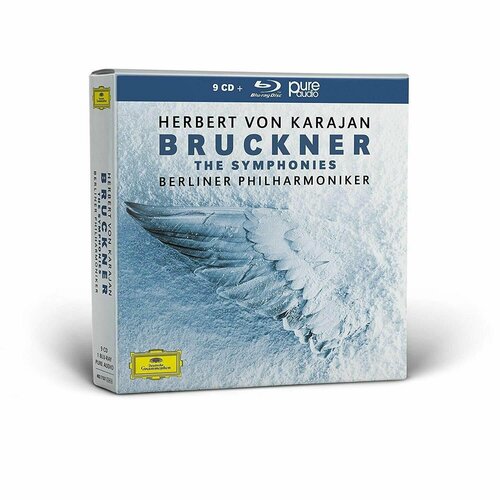 Herbert von Karajan - Bruckner: 9 Symphonien (Box) 2019 Papersleeves In Box, 9CD+BR-A Аудио диск