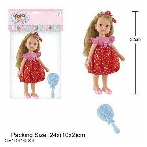 Кукла YL2286K-B 32см в пакете кукла c13 лео в пакете