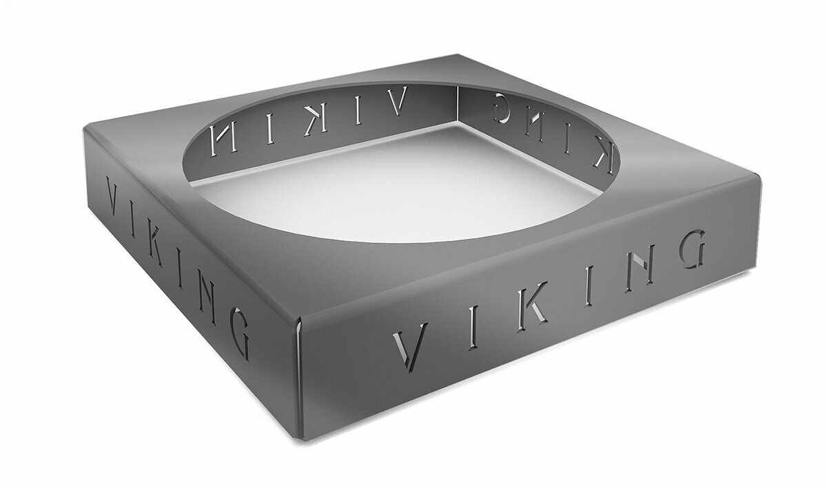 подставка под казан для мангала VikinG 34х34х0,7см d30,8см сталь Grillux - фото №8