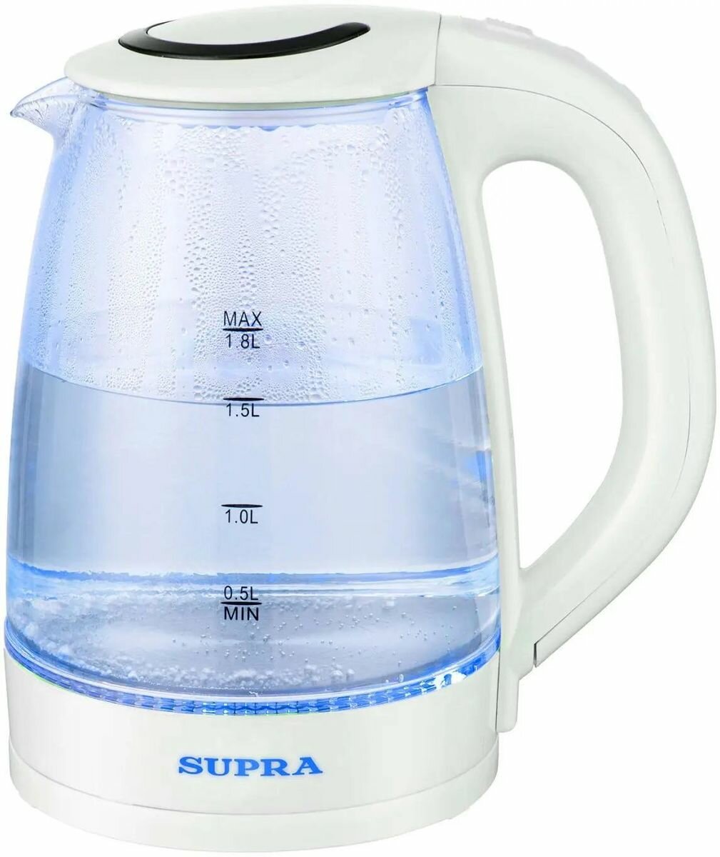 Чайник электрический Supra KES-1812G, 1850Вт, белый