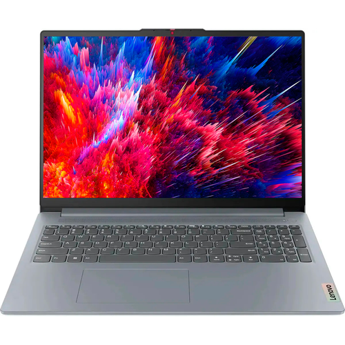 156 Ноутбук Lenovo IdeaPad Slim 3 Gen 8 IPS FHD 300nits AMD Ryzen 5 7520U 43ГГц RAM 16 ГБ LPDDR5 SSD 512 ГБ Без OC Русская раскладка EAC 5749000₽