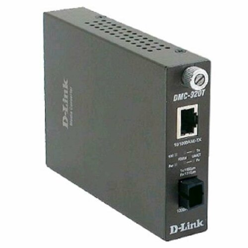 DMC-920T D-Link (ТХ: 1550 нм; RX: 1310 нм) SC, 20км Медиаконвертер 10/100BASE-TX и 100BASE-FX медиаконвертер d link dmc 920t b10a 1x10 100base tx dmc 920t b10a