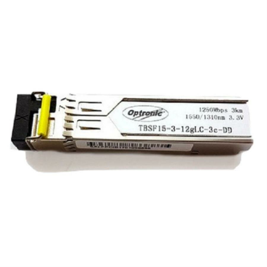 Optronic TBSF15-3-12gLC-3c-DD Модуль SFP WDM, 1.25Гбит/с, 1550/1310нм, 3км, DDM