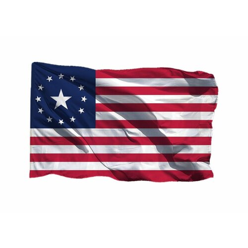 Флаг Соединённых Штатов Америки из Fallout Фоллаут 90х135 см на шёлке для ручного древка флаг сша флаг соединённых штатов америки 90x135 см