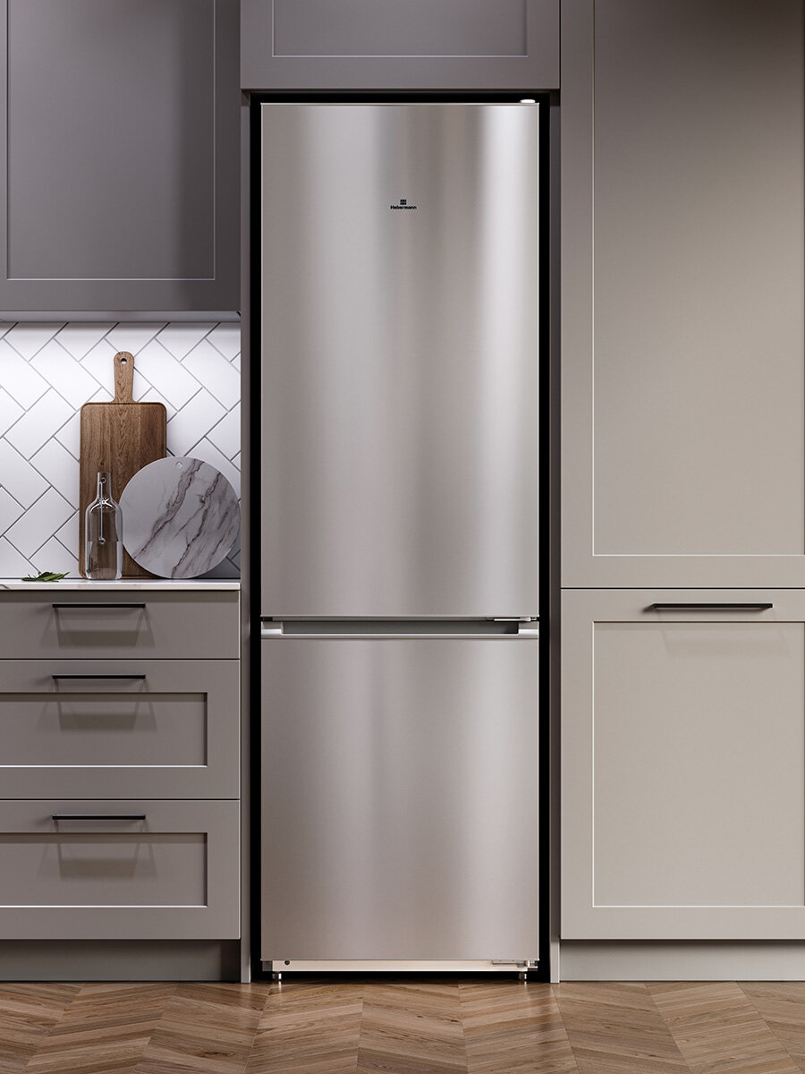 Холодильник отдельностоящий HKB189.0IX, Полезный объем 295 л, Defrost,Мощность замораживания 4 (кг/сут) - фотография № 7