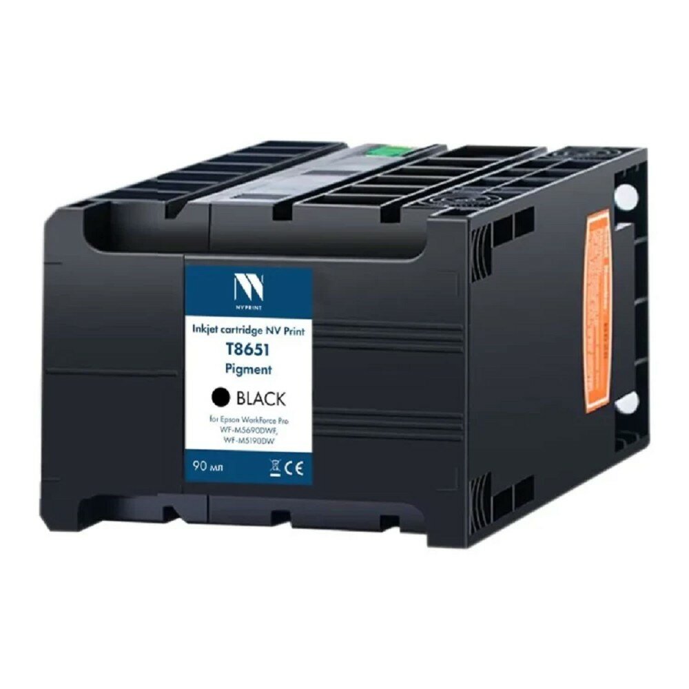 NV Print Струйный картридж T8651 NV-C13T865140 Black для Epson WorkForce Pro WF-M5690DWF, WF-M5190DW 10 000 стр