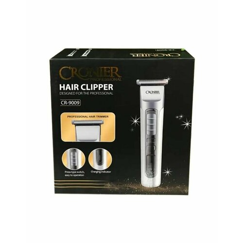 Профессиональный электрический триммер для стрижки волос бороды и усов Золотой 154600₽