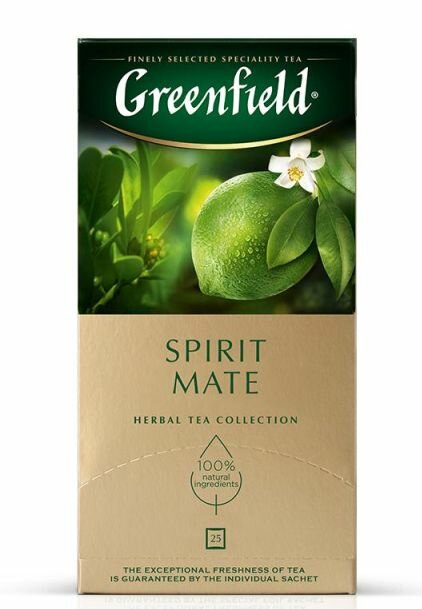 Greenfield Чай травяной Spirit Mate, 25 пакетиков