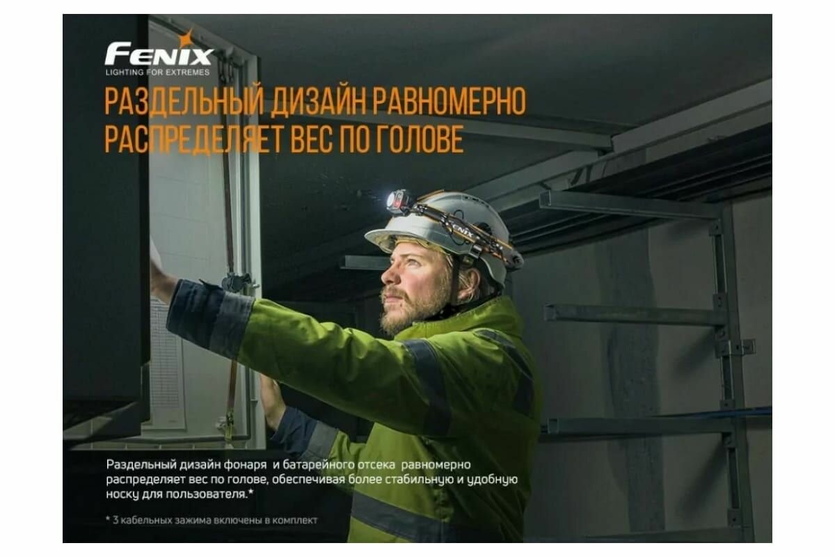 Налобный фонарь Fenix HP25RV2.0 HP25RV20 - фото №14