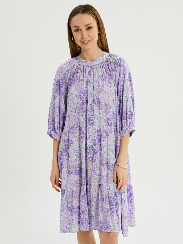 Платье FINN FLARE, размер S(170-88-94), фиолетовый