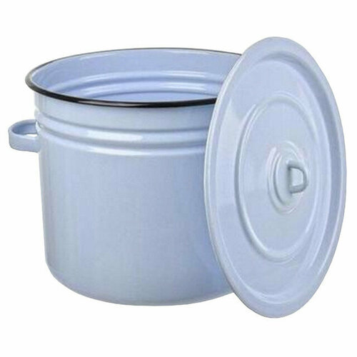 Кастрюля 20л 31см эмал сталь с крышкой 7677₽