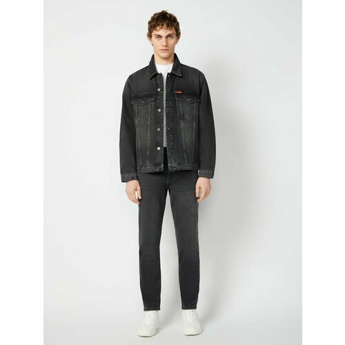 Куртка Lee Cooper, размер XL, серый джинсовая куртка мужская с отложным воротником винтажный пиджак из денима хлопковая куртка бомбер уличная одежда